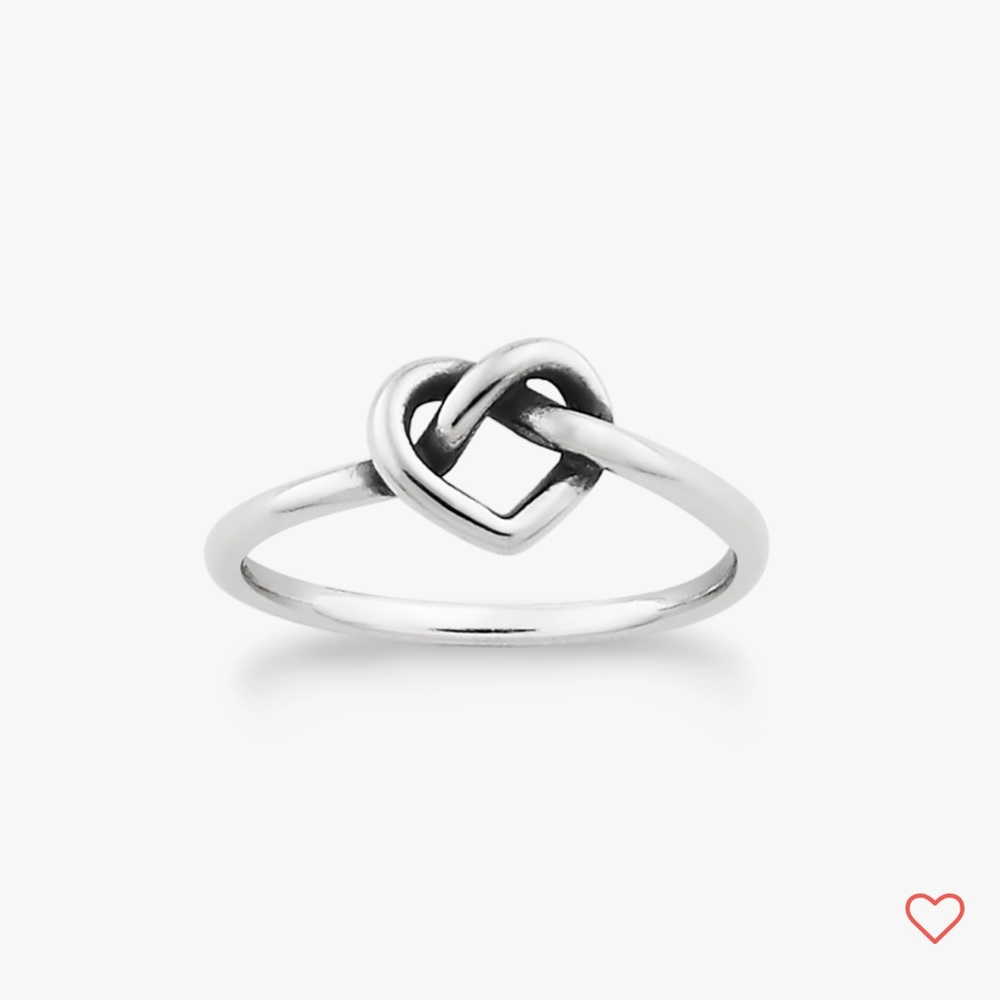 James Avery Delicate Heart Knot Ring